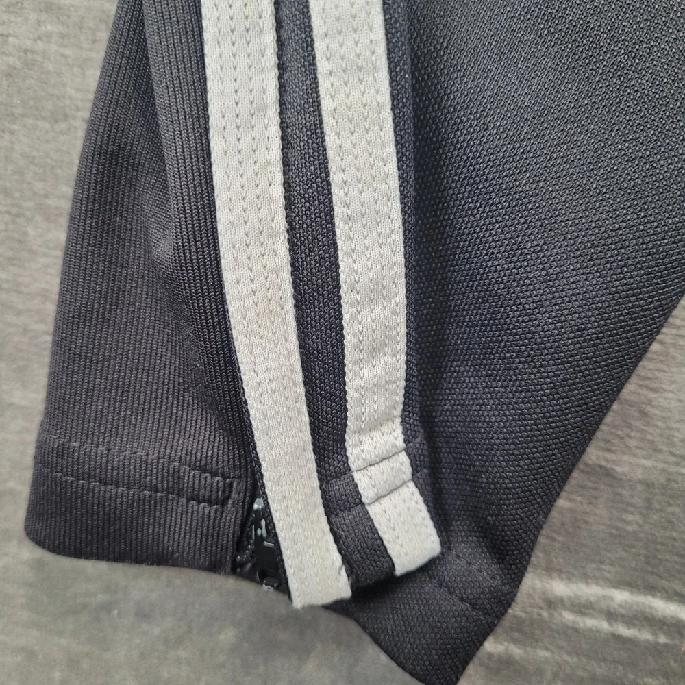 Adidas Mens Tiro Aeroready Track Pants Black White‎ Striped Size M Tapered Leg